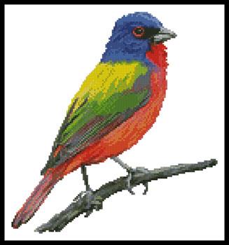 Painted Bunting - Artecy Cross Stitch