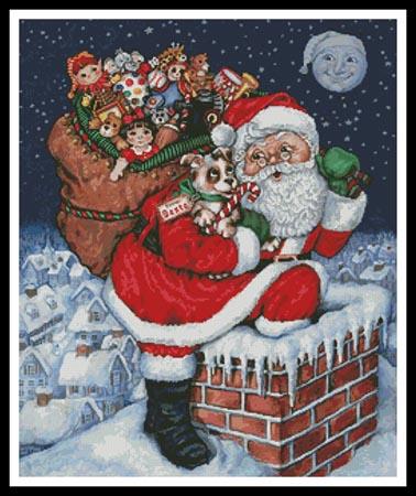 Santa's Cutest Gift - Artecy Cross Stitch