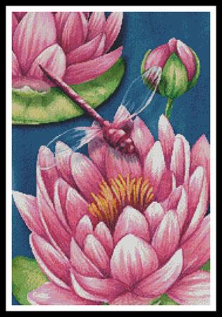 Pink Waterlilies - Artecy Cross Stitch