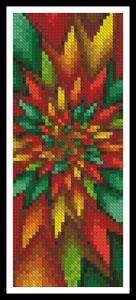 Christmas Fractal Bookmark - Artecy Cross Stitch