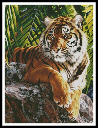 Sumatran Tigress (Crop) - Artecy Cross Stitch