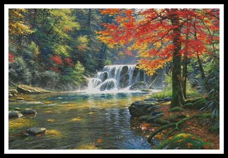 Tranquil Falls (Large) - Artecy Cross Stitch