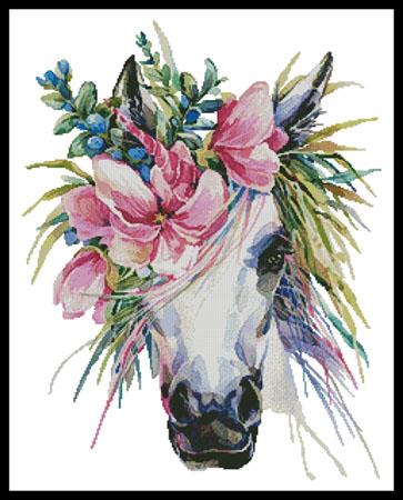 Floral Unicorn - Artecy Cross Stitch