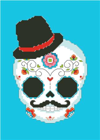 Sugar Skull Blue - Kooler Design Studio