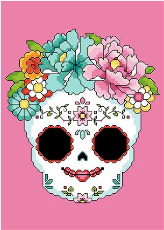 Sugar Skull Pink - Kooler Design Studio