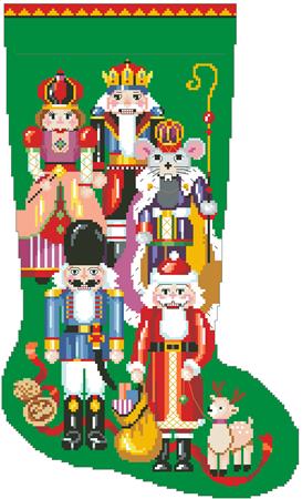 Nutcracker Stocking - Kooler Design Studio