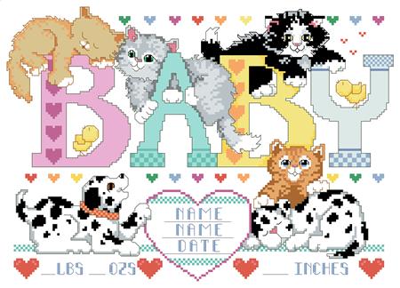 Puppies And Kittens Birth Record - Kooler Design Studio