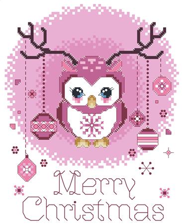 Merry Christmas Owl - Kooler Design Studio