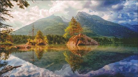 Mountain Lake - Charting Creations