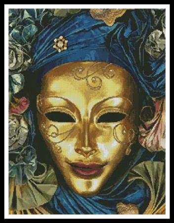 Harlequin Mask - Artecy Cross Stitch