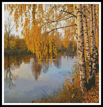 Birch Tree (Crop) - Artecy Cross Stitch