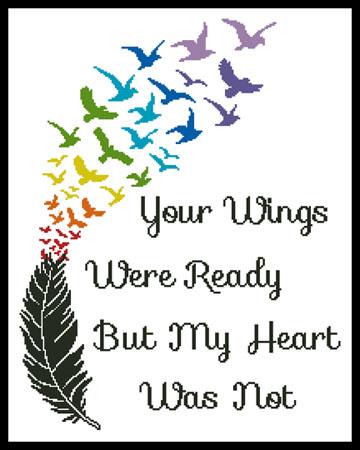 Your Wings (Rainbow) - Artecy Cross Stitch