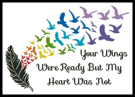 Your Wings (Rainbow 2) - Artecy Cross Stitch