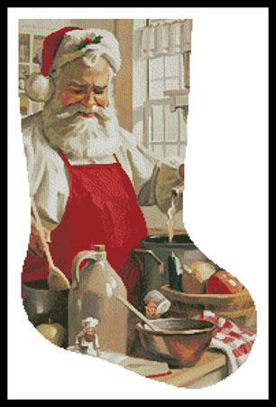 Pinch Of Cheer Stocking (Right) - Artecy Cross Stitch