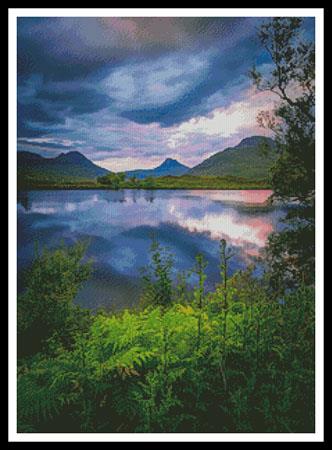 Stac Pollaidh Sunset - Artecy Cross Stitch