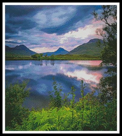 Stac Pollaidh Sunset (Crop 1) - Artecy Cross Stitch