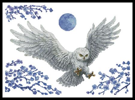 White Owl (No Background) - Artecy Cross Stitch