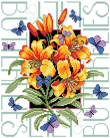 Butterflies & Lilies - Kooler Design Studio
