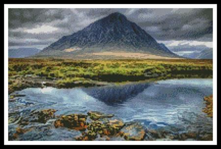 Mini Buachaille Etive Mor Glencoe - Artecy Cross Stitch