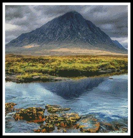 Buachaille Etive Mor Glencoe (Crop) - Artecy Cross Stitch