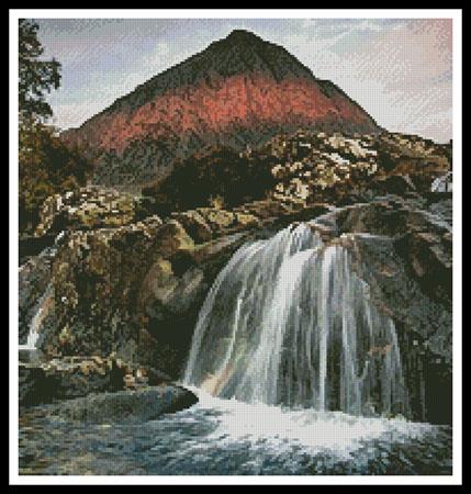 First Light On The Buachaille (Crop) - Artecy Cross Stitch