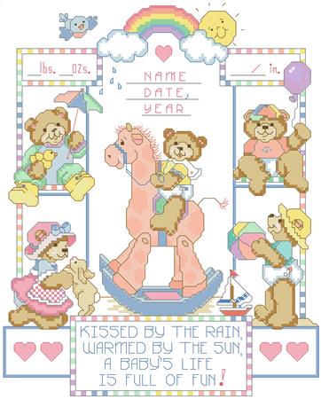 Bear Buddy Birth Record - Kooler Design Studio