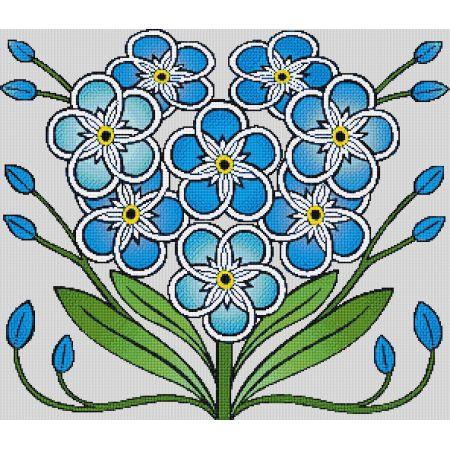 Forget-Me-Not by Marjory Tait - Paine Free Crafts