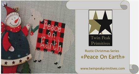 Rustic Christmas Series Peace On Earth - Twin Peak Primitives