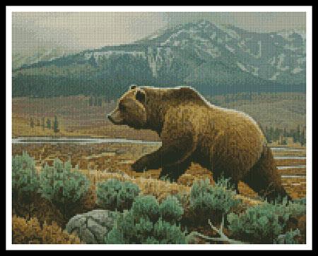 Grizzly (Crop) - Artecy Cross Stitch