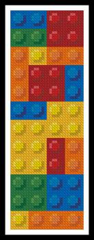 Blocks Bookmark - Artecy Cross Stitch