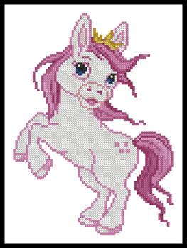 Mini Princess Horse - Artecy Cross Stitch