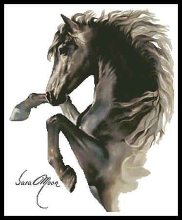 Black Fury (No Background) - Artecy Cross Stitch