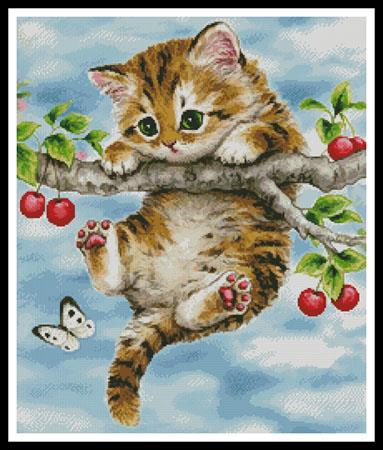 Cherry Kitten - Artecy Cross Stitch