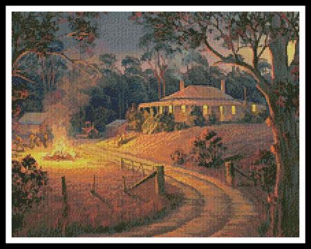 Bush Bonfire (Crop) - Artecy Cross Stitch