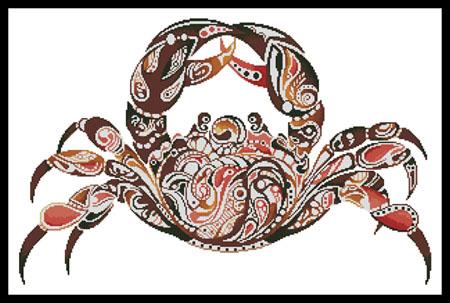 Abstract Crab - Artecy Cross Stitch