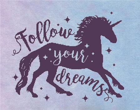 Follow Your Dreams Silhouette - Charting Creations