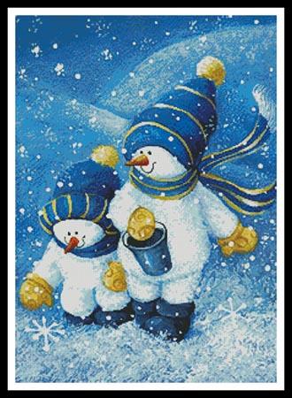 Gathering Snowflakes - Artecy Cross Stitch