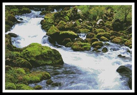 Stream In A Forest - Artecy Cross Stitch