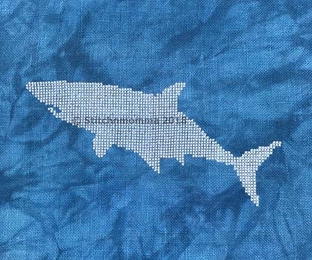 Shark Silhouette - Stitchnmomma