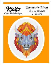 Geometric Bison - Kiokiz