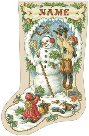Nostalgic Christmas Stocking - Kooler Design Studio
