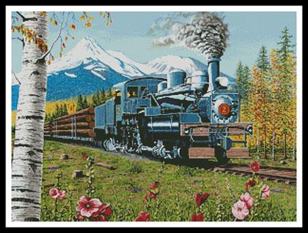 Lumbering Along Shasta County - Artecy Cross Stitch