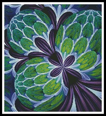 Fabulous Fractal (Crop) - Artecy Cross Stitch