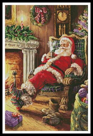 Santa Resting - Artecy Cross Stitch