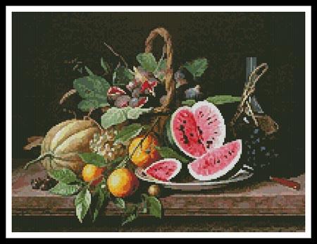 Still Life With Fruit - Artecy Cross Stitch