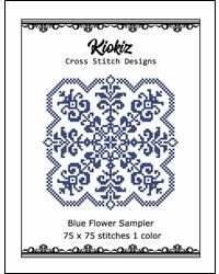 Blue Flower Sampler - Kiokiz