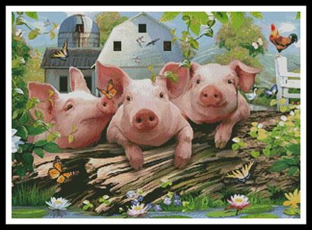 Three Little Pigs - Artecy Cross Stitch