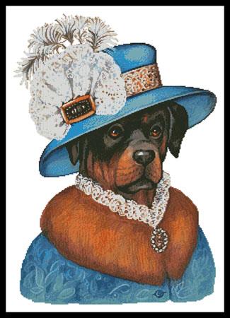 Rottie Madame - Artecy Cross Stitch