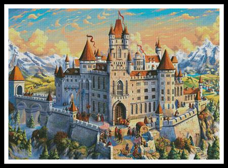 Magnificent Castle (Large) - Artecy Cross Stitch