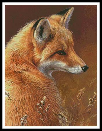 Red Fox Profile - Artecy Cross Stitch